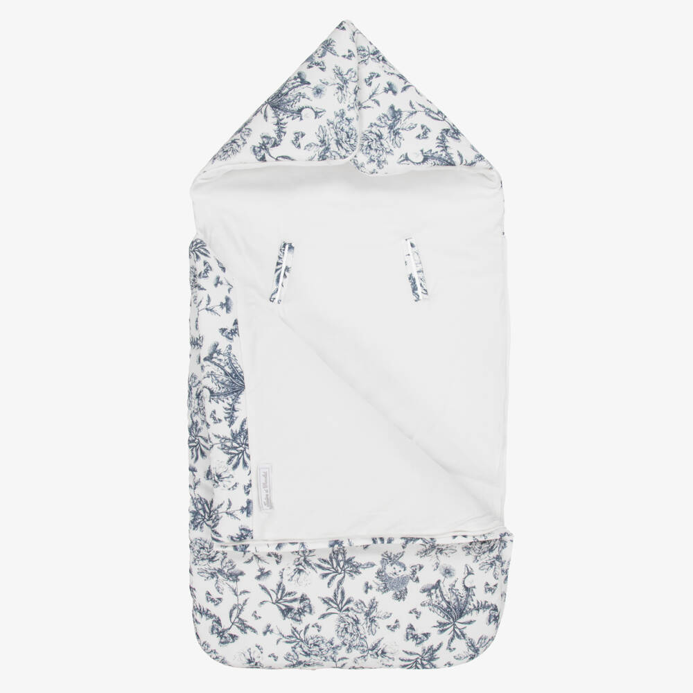 Tartine et Chocolat-بيبي نيست لون أزرق وعاجي للأطفال الرضع (85 سم) | Childrensalon