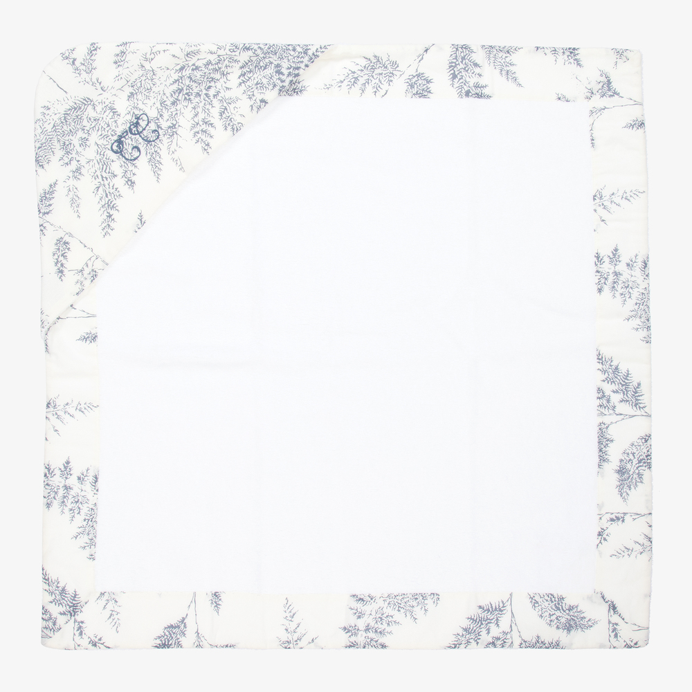 Tartine et Chocolat-White Hooded Towel (70cm) | Childrensalon