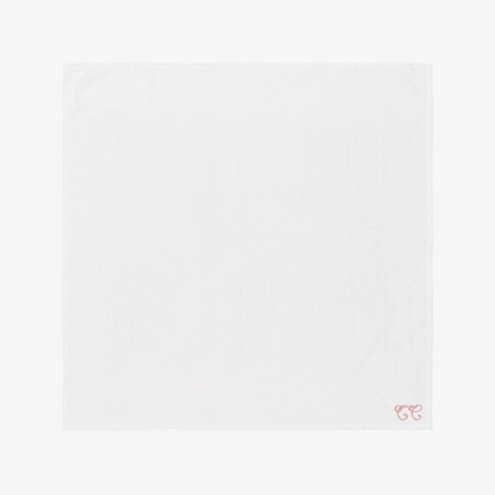 Tartine et Chocolat-Муслиновые салфетки кремово-розовые туаль де жуи из хлопка (2шт.) | Childrensalon