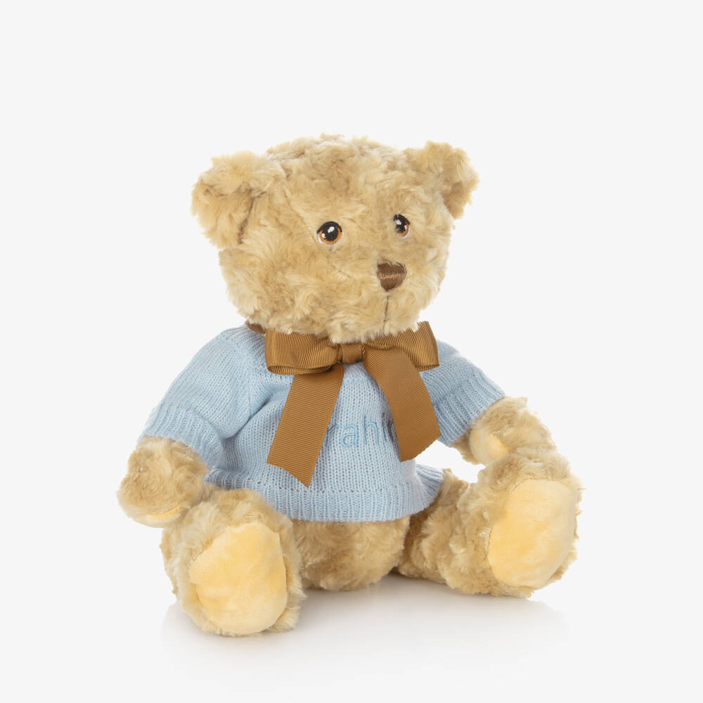 The Baby Gifting Company-Blue Cuddle, Play & Read Personalised Baby Gift Set | Childrensalon