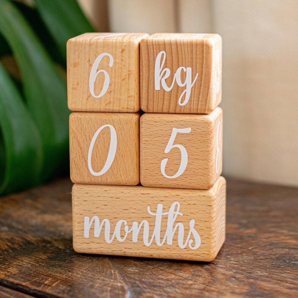The Baby Gifting Company-Blue Milestone Snuggles Personalised Baby Gift Set | Childrensalon