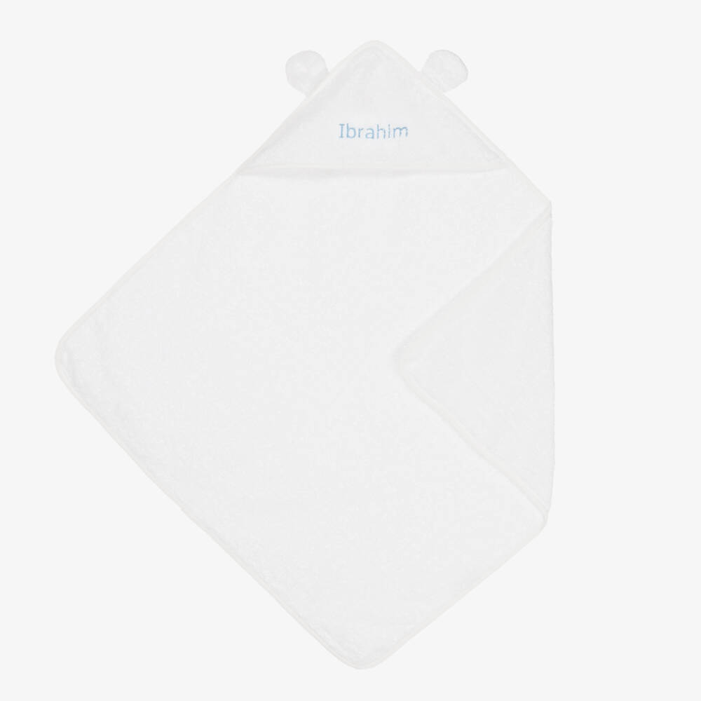 The Baby Gifting Company-Blue Splash & Snuggle Personalised Baby Gift Set | Childrensalon