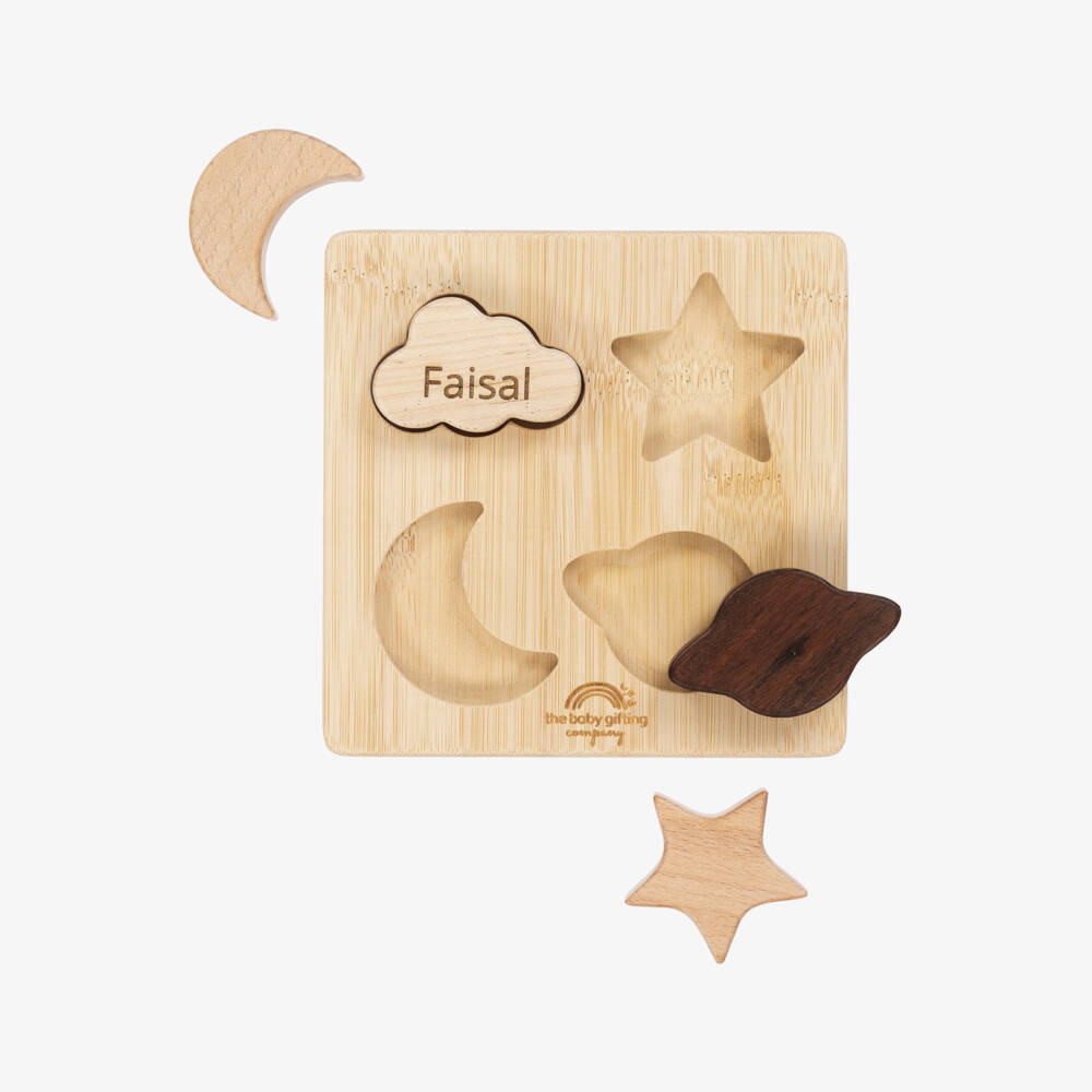 The Baby Gifting Company-Ivory Splash & Snuggle Personalised Hamper | Childrensalon