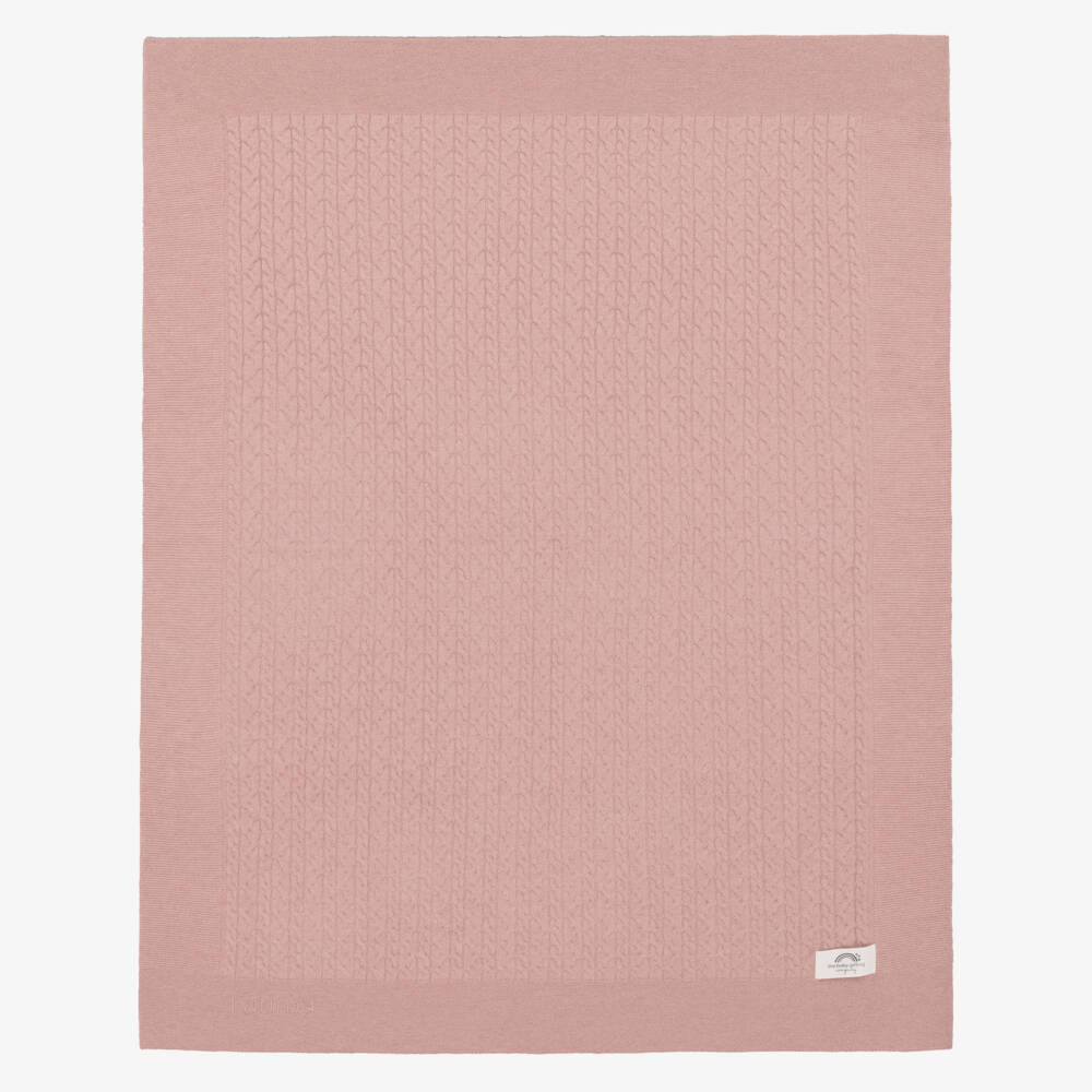 The Baby Gifting Company-سلة هامبر مخصصة كشمير لون زهري للبنات الرضع | Childrensalon