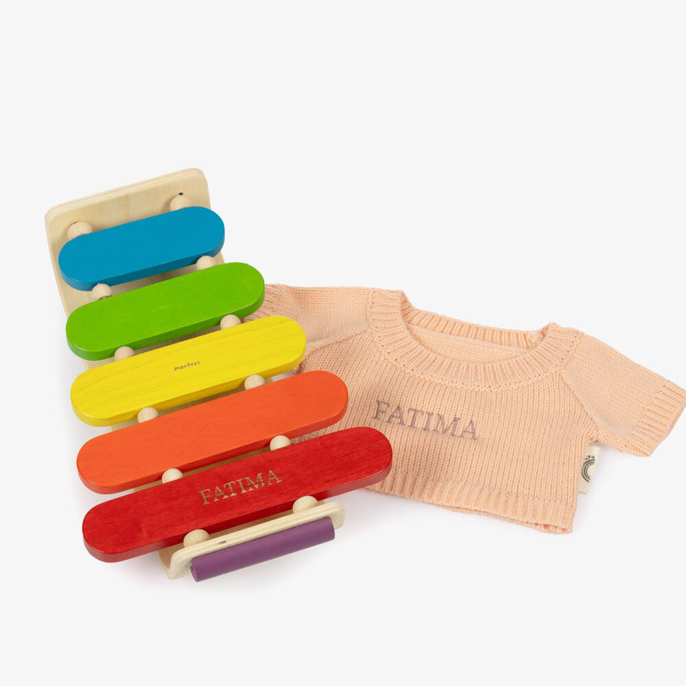 The Baby Gifting Company-Pink Personalised Music Baby Gift Set | Childrensalon