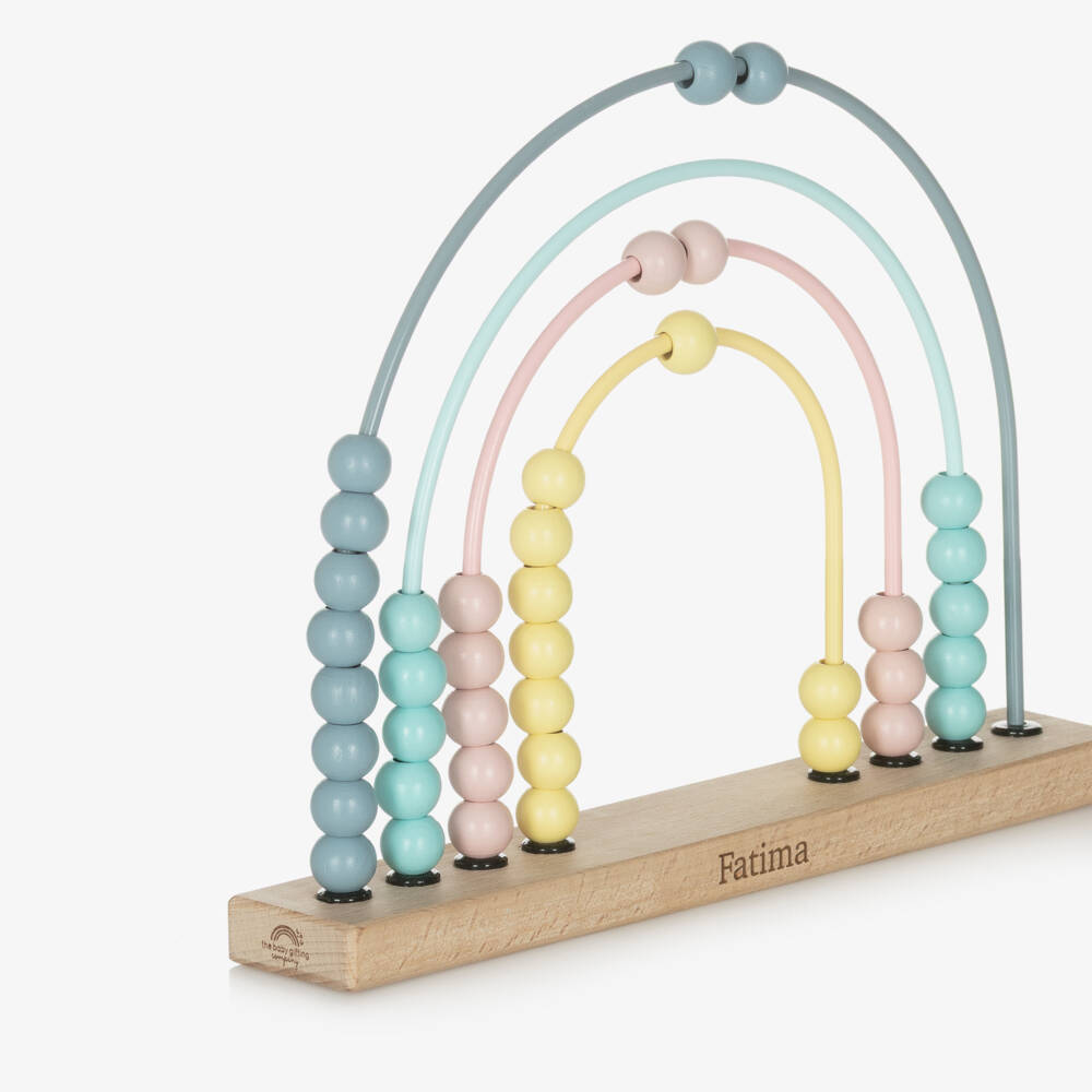 The Baby Gifting Company-Pink Ultimate Rainbow Cuddle Personalised Baby Gift Set  | Childrensalon