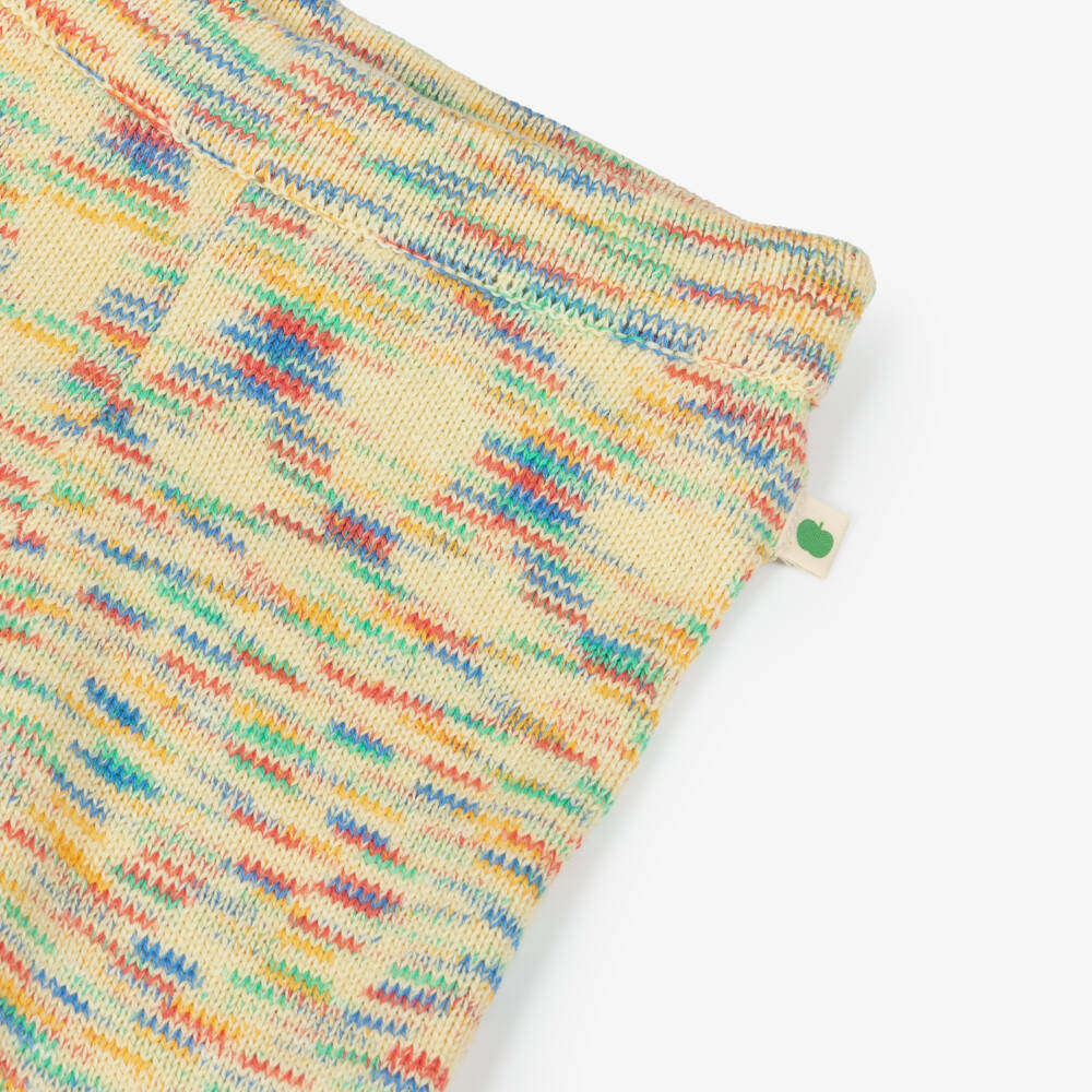 The Bonniemob-بنطلون قطن عضوي محبوك لون عاجي للأطفال | Childrensalon