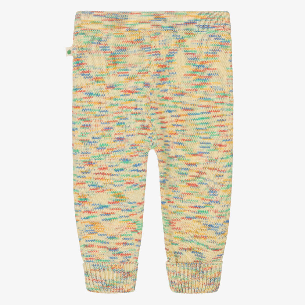 The Bonniemob-بنطلون قطن عضوي محبوك لون عاجي للأطفال | Childrensalon