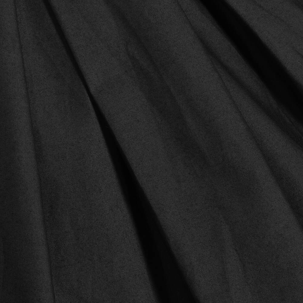 The Tiny Universe-Girls Black Cotton Dress | Childrensalon