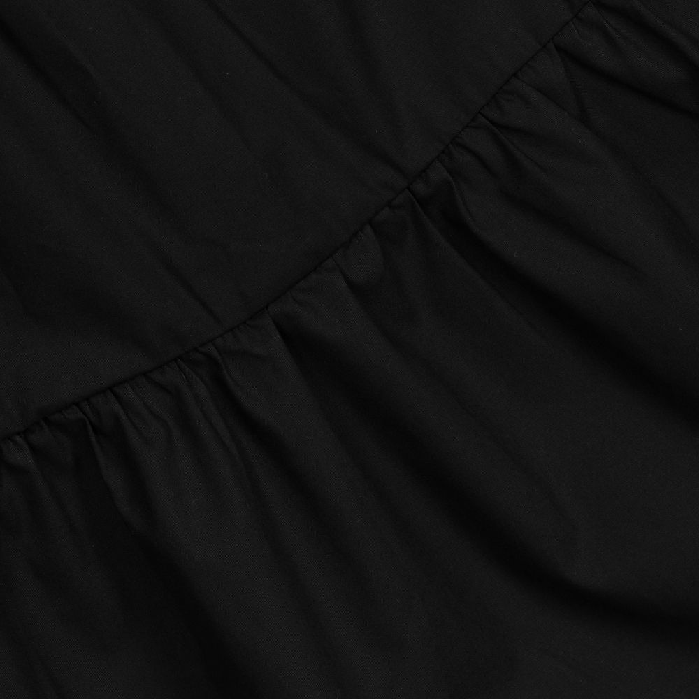 The Tiny Universe-Черное хлопковое платье макси для девочек | Childrensalon