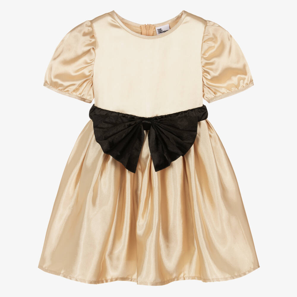 green emerald velvet dress Gold Sequins V Back & Bow Baby Dress S-6M / Royal Blue