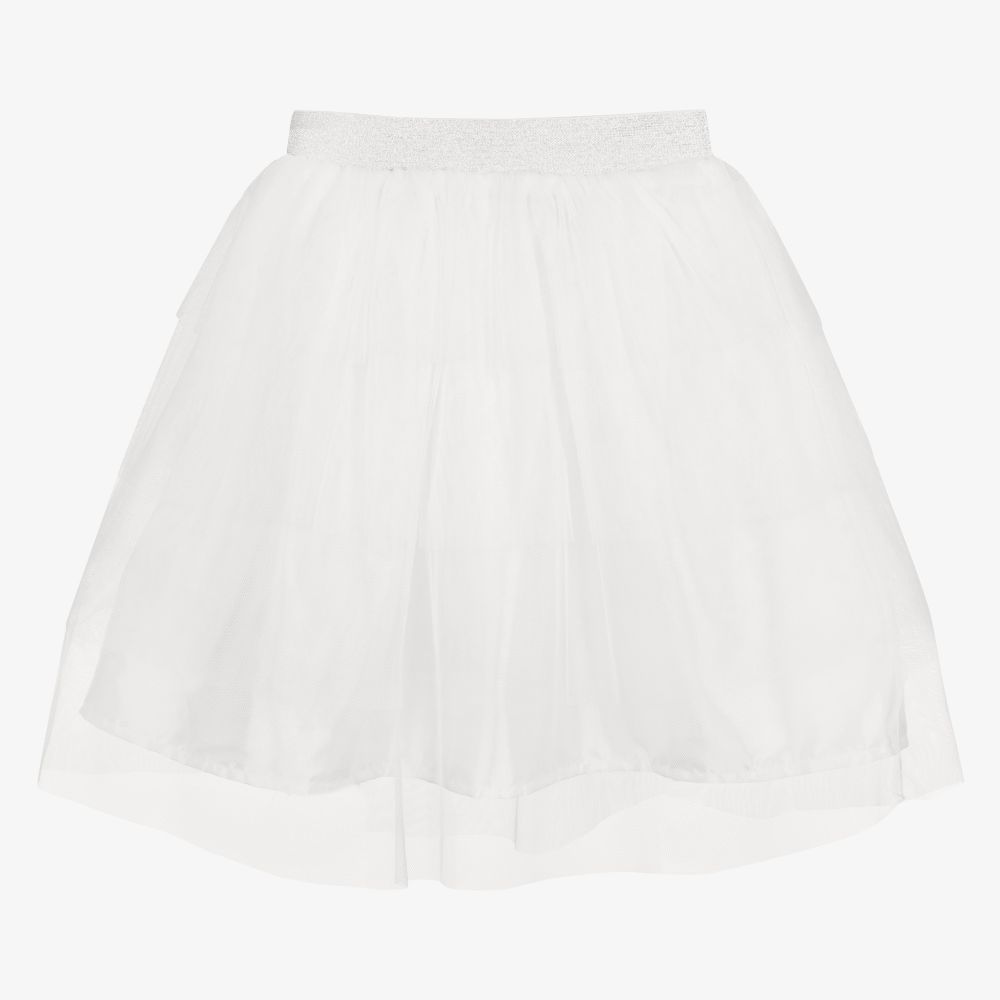The Tiny Universe-Белая юбка из тюля для девочек | Childrensalon