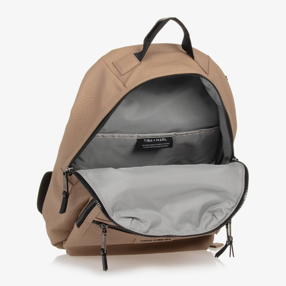 TIBA + MARL-حقيبة ظهر لتغيير الحفاضات لون بيج (40 سم) | Childrensalon