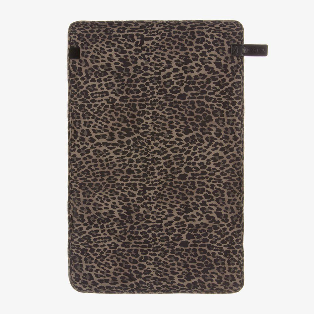 TIBA + MARL-Brown Leopard Print Changing Backpack (40cm) | Childrensalon