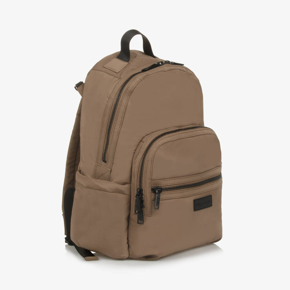 TIBA + MARL-Mocha Brown Backpack Changing Bag (40cm) | Childrensalon
