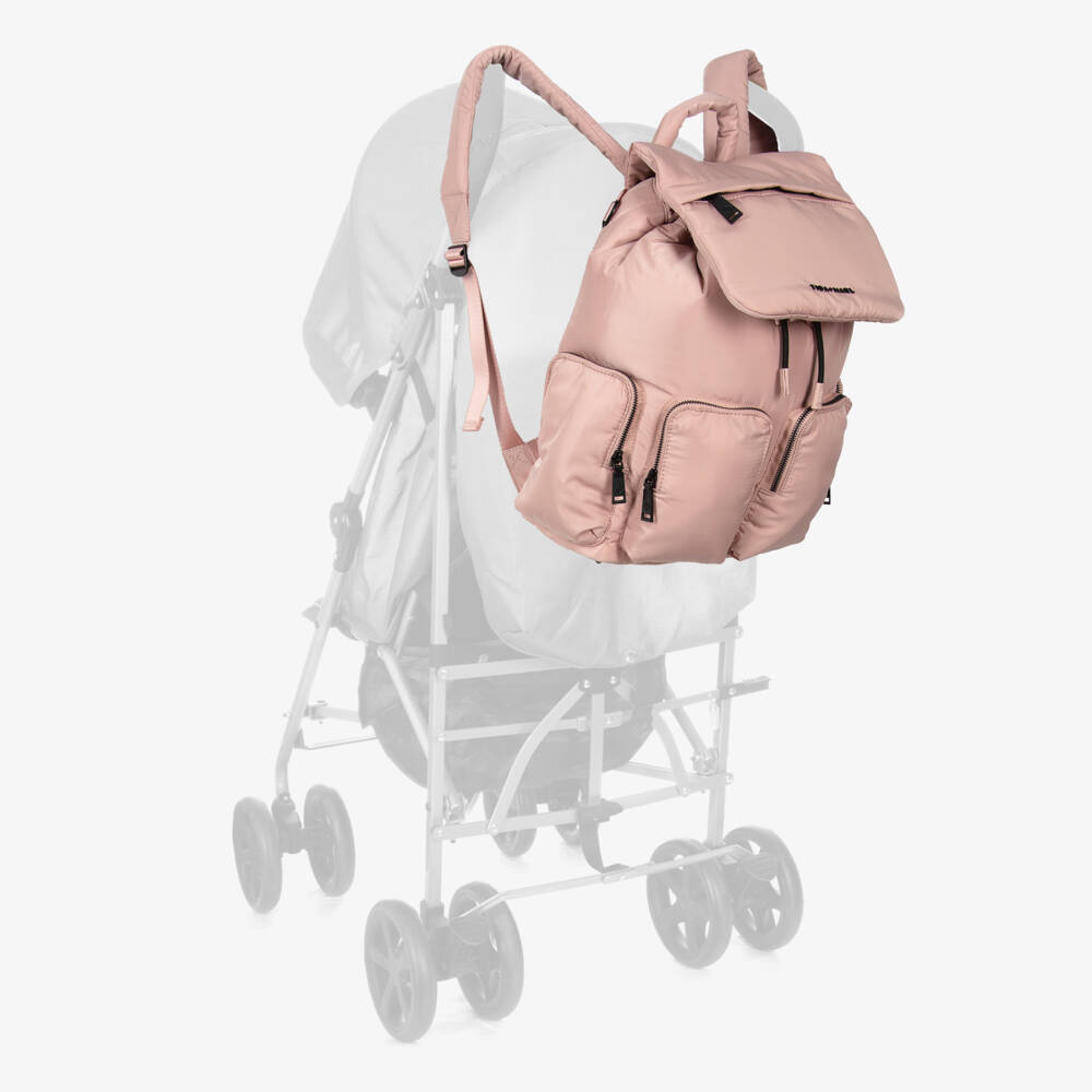 TIBA + MARL-Pale Pink Backpack Changing Bag (44cm) | Childrensalon