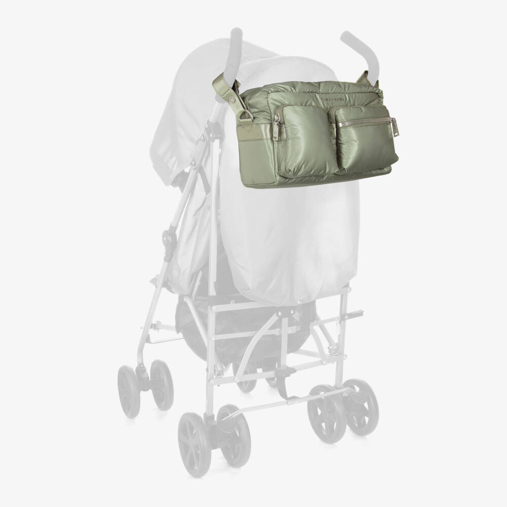TIBA + MARL-Sage Green Stroller Changing Bag (32cm) | Childrensalon