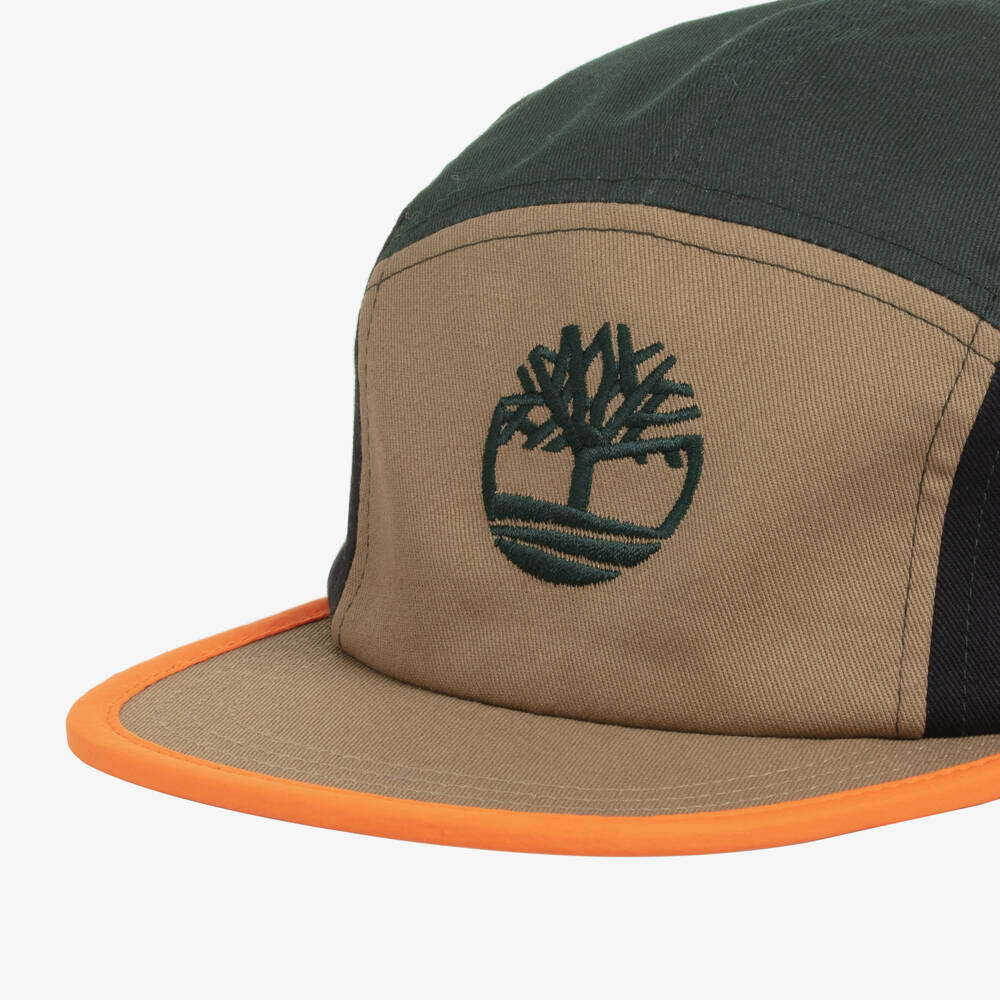 Timberland-قبعة قطن لون بيج للأولاد | Childrensalon