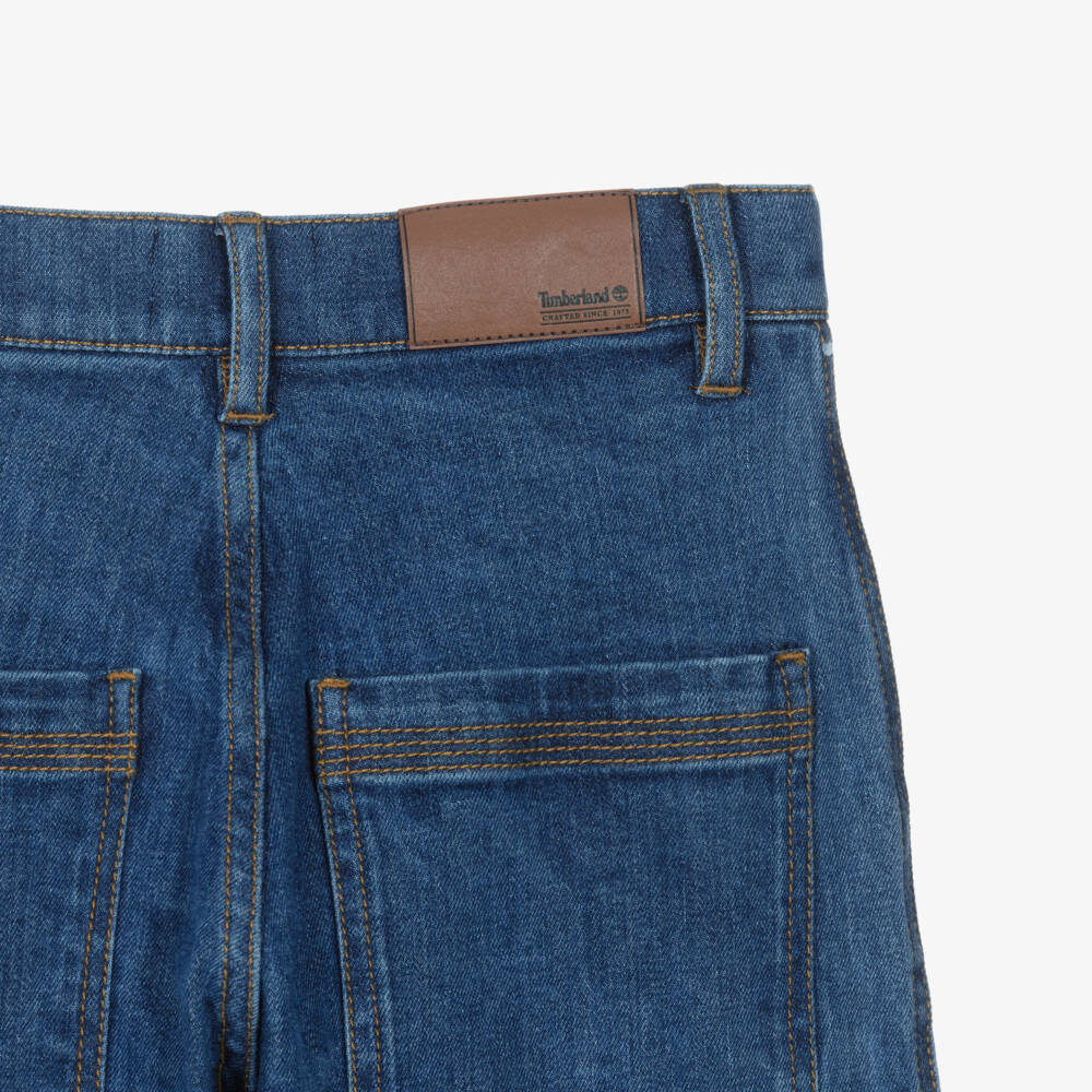 Timberland-Boys Blue Denim Carpenter Jeans | Childrensalon