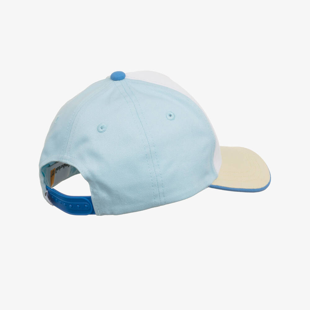 Timberland-Boys Blue & White Cotton Twill Cap | Childrensalon