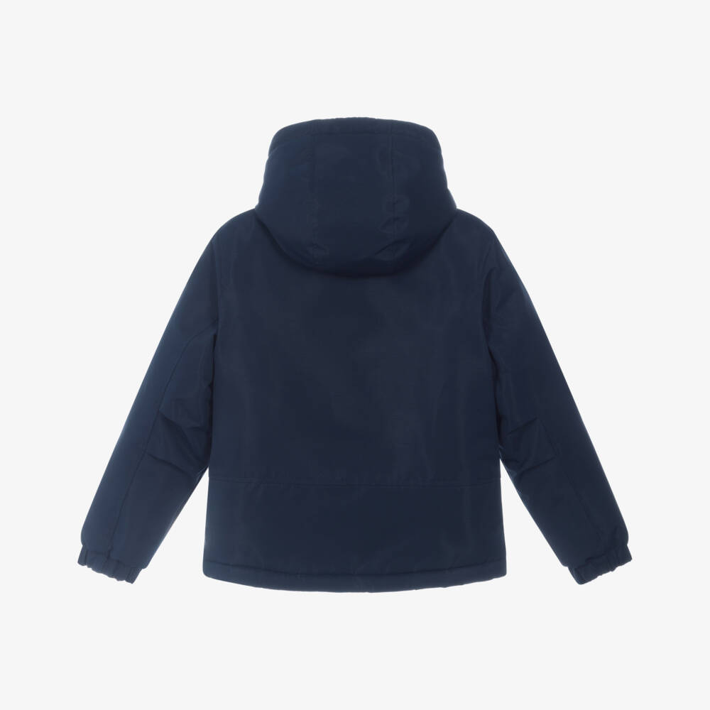 Timberland-Boys Navy Blue Water Repellent Padded Jacket | Childrensalon