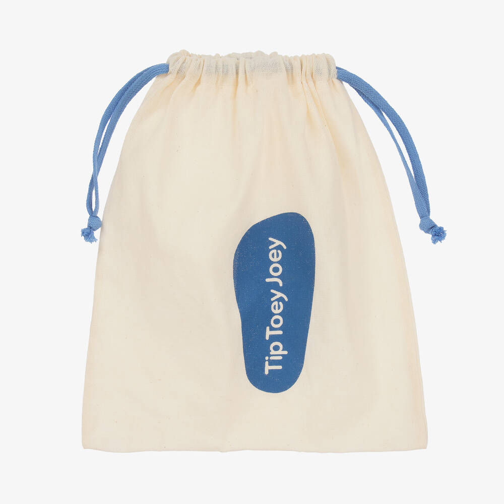 Tip Toey Joey-Синие кожаные сандалии | Childrensalon