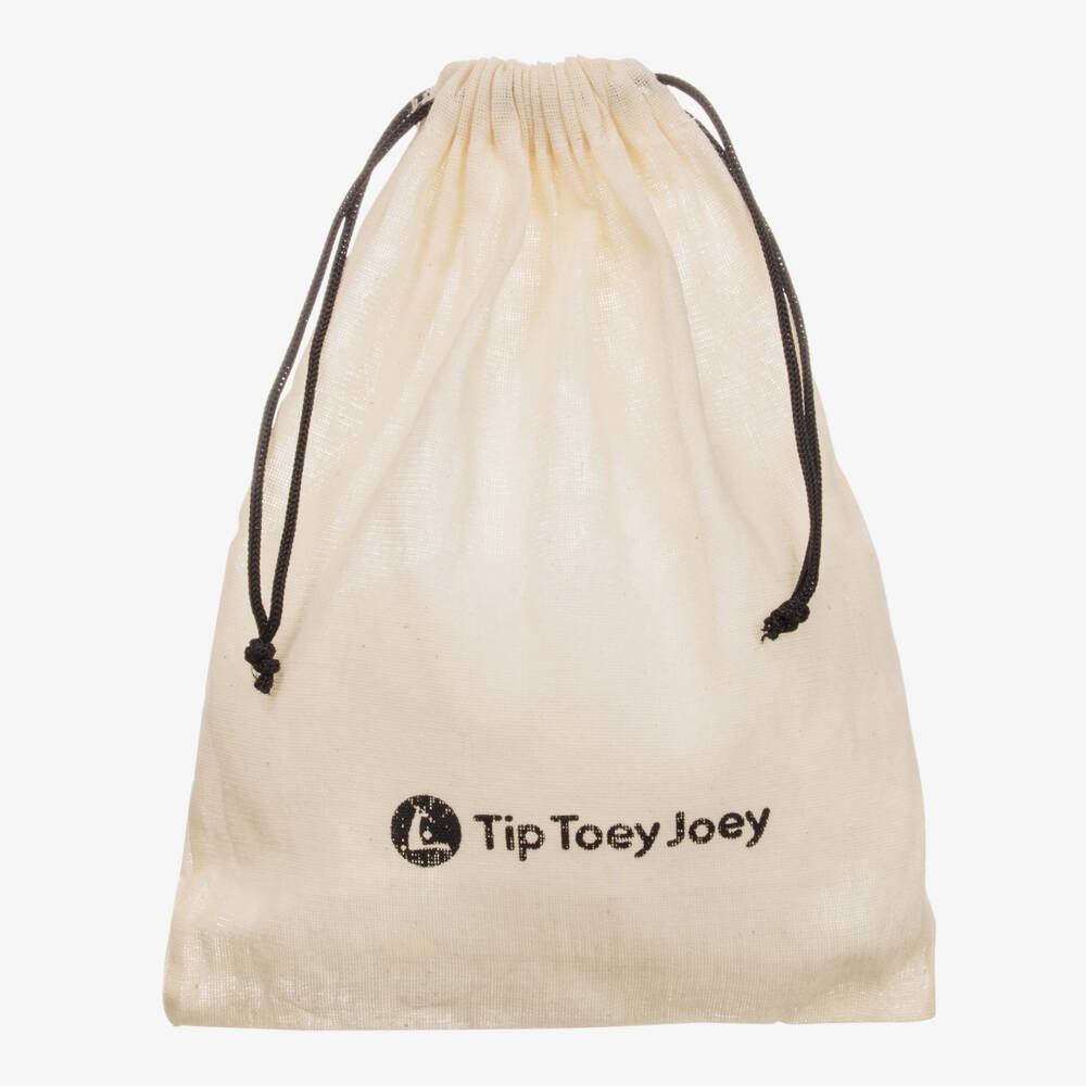 Tip Toey Joey-حذاء جلد لون ذهبي ميتاليك للمولودات | Childrensalon
