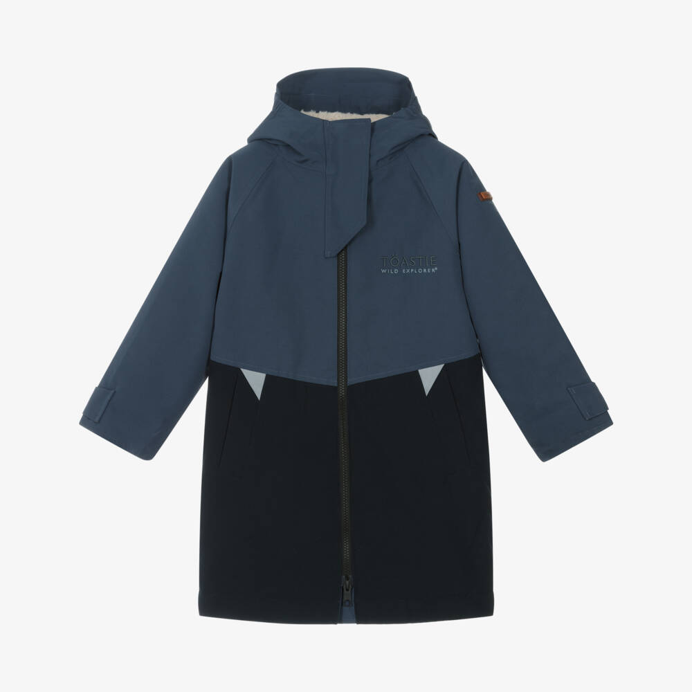 Töastie-Dark Blue Weatherproof Changing Coat | Childrensalon