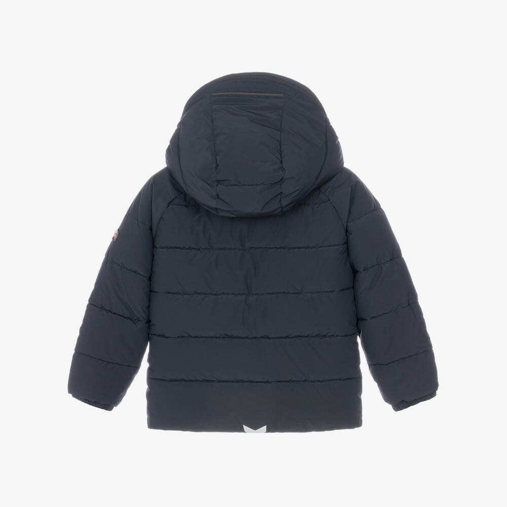 Töastie-Dark Navy Blue Lunar Puffer Jacket | Childrensalon