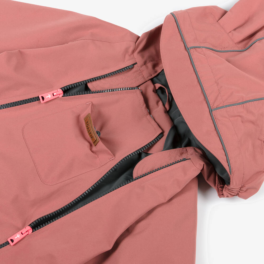 Töastie-بدلة واقية من المطر مقاومة للماء لون زهري للبنات | Childrensalon