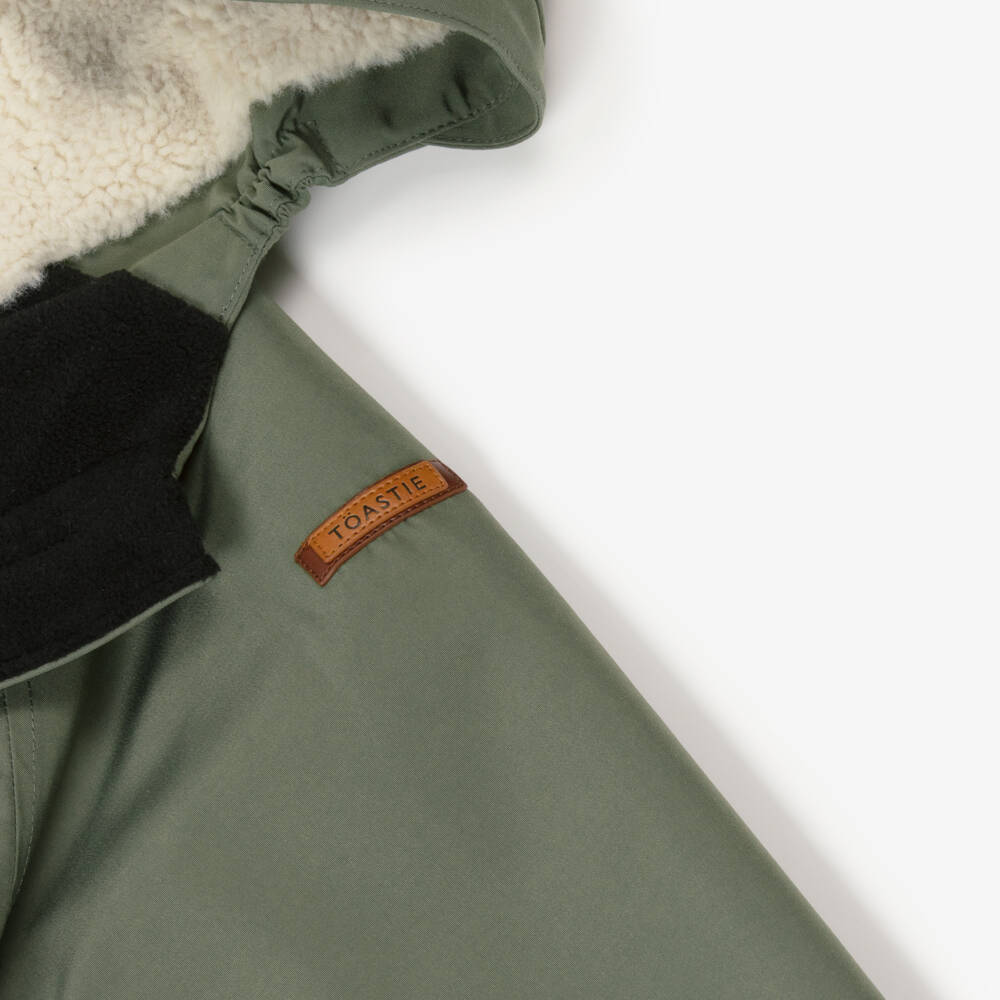 Töastie-Green Weatherproof Changing Coat | Childrensalon