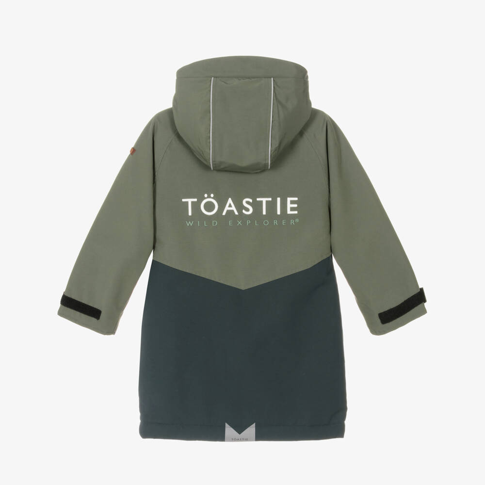 Töastie-Green Weatherproof Changing Coat | Childrensalon