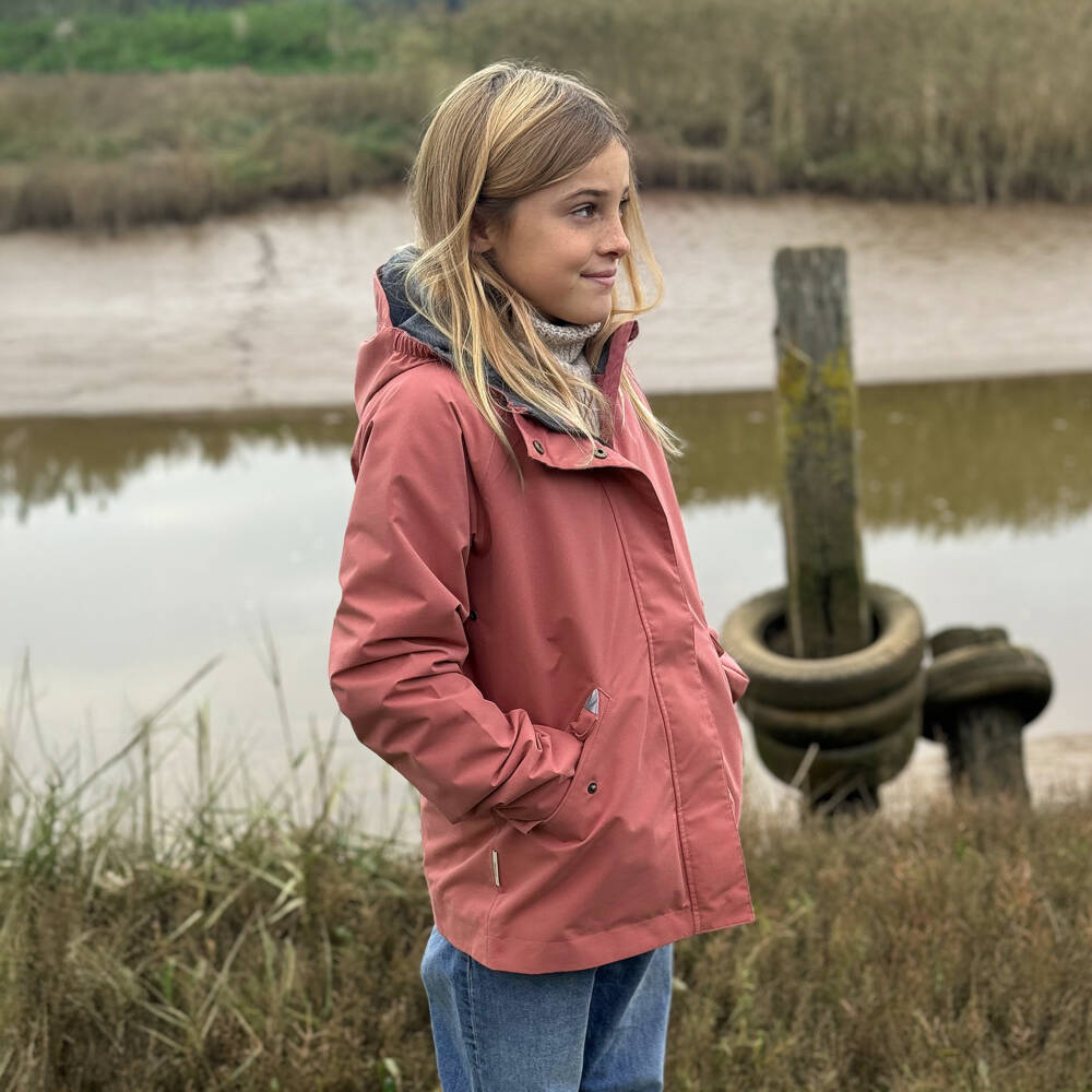 Töastie-Pink Waterproof Rain Jacket | Childrensalon