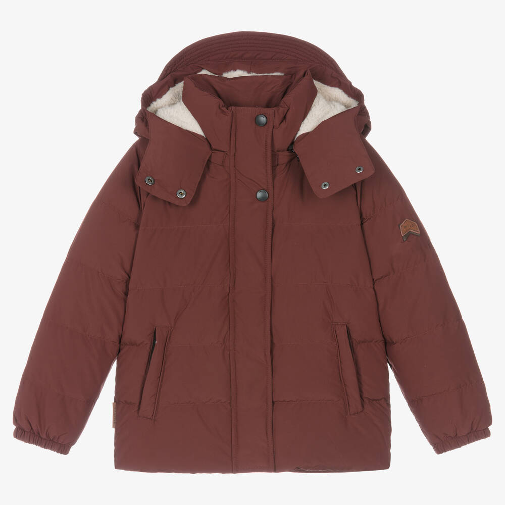 Töastie-Red Down Padded Puffer Coat | Childrensalon