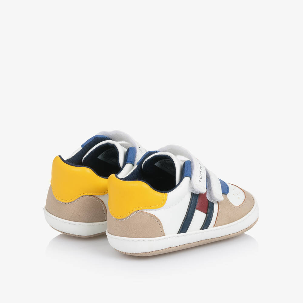 Tommy Hilfiger-Baby Boys Colourblock Pre-Walker Trainers | Childrensalon