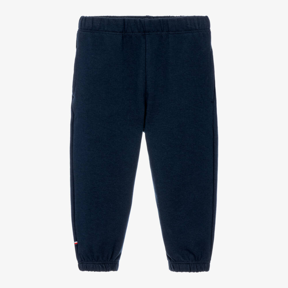 Tommy Hilfiger-Baby Boys Cuffed Joggers in Navy Blue | Childrensalon