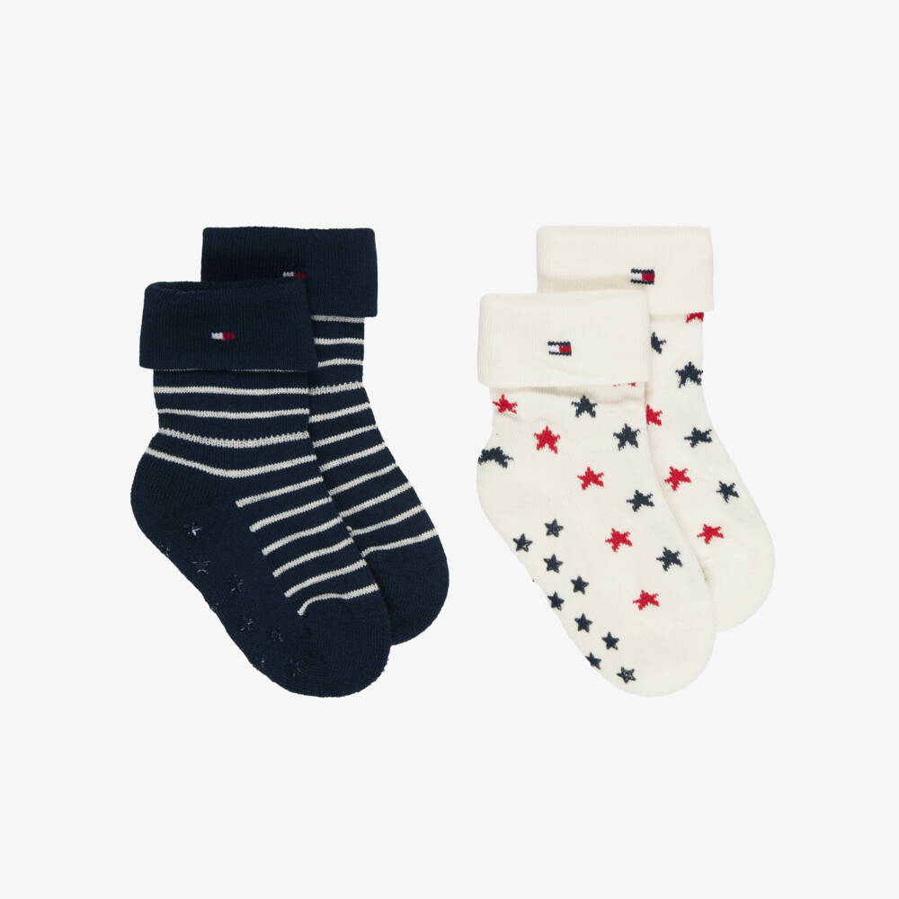 Tommy Hilfiger-Baby Boys Stars & Stripes Socks (2 Pack) | Childrensalon