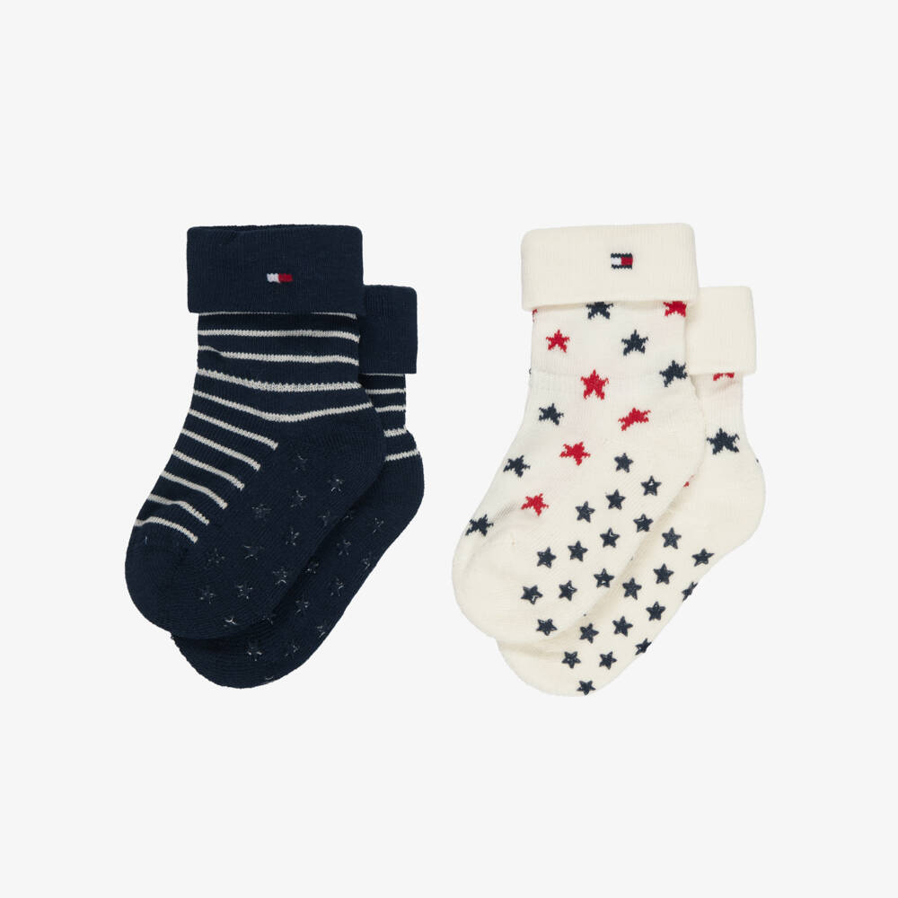 Tommy Hilfiger-Baby Boys Stars & Stripes Socks (2 Pack) | Childrensalon