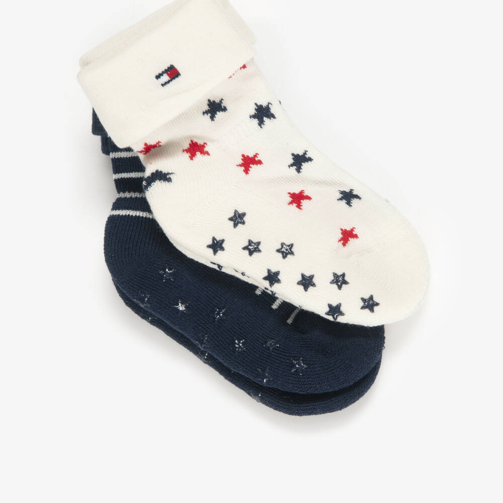 Tommy Hilfiger-Baby Boys Stars & Stripes Socks (2 Pack) | Childrensalon