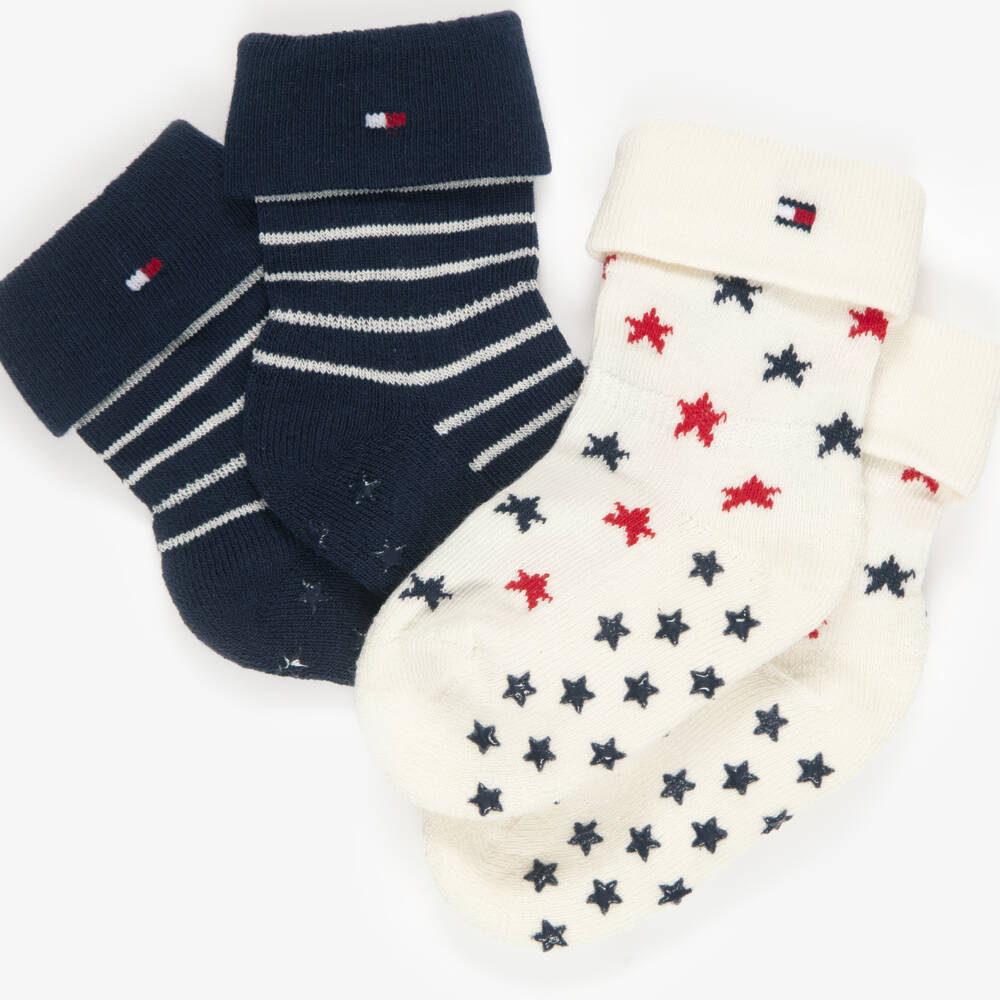 Tommy Hilfiger-Baby Boys Stars & Stripes Socks (2 Pack) | Childrensalon