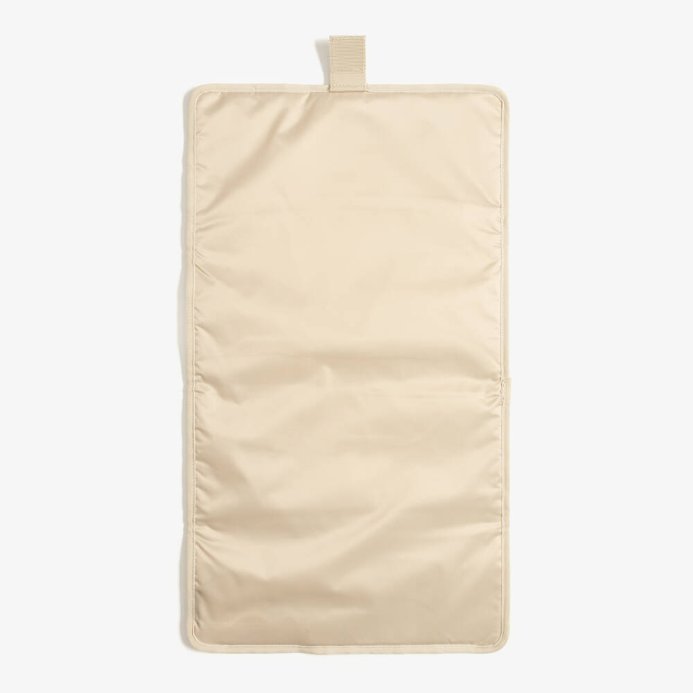 Tommy Hilfiger-Beige Baby Changing Bag with Mat & Bottle Holder (36cm) | Childrensalon
