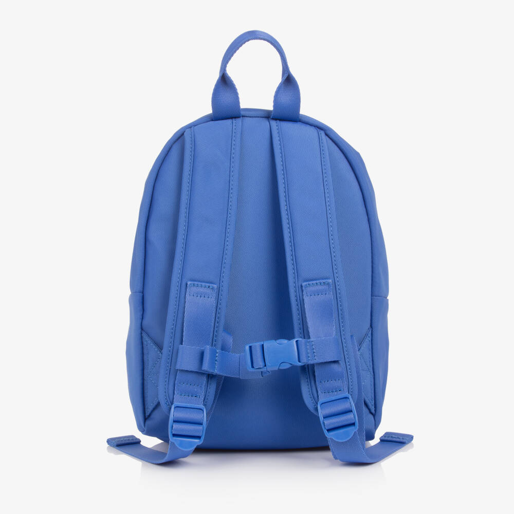 Tommy Hilfiger-Blue Canvas Mini Backpack (29cm) | Childrensalon
