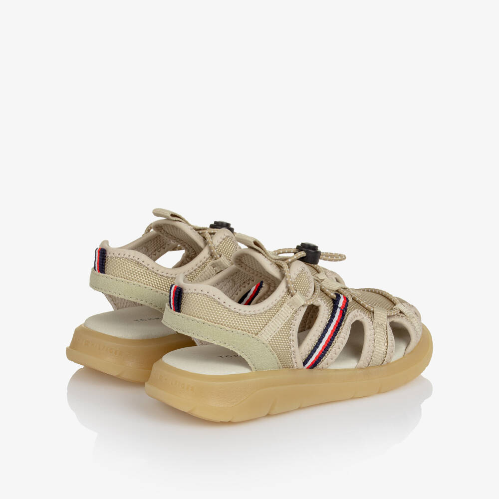 Tommy Hilfiger-صندل كانفاس لون بيج للأولاد | Childrensalon