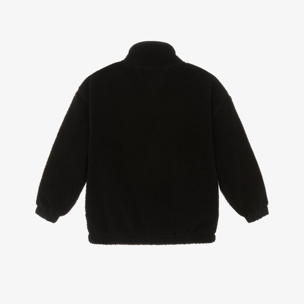 Tommy Hilfiger-Топ на молнии черный из полярного флиса для мальчиков | Childrensalon