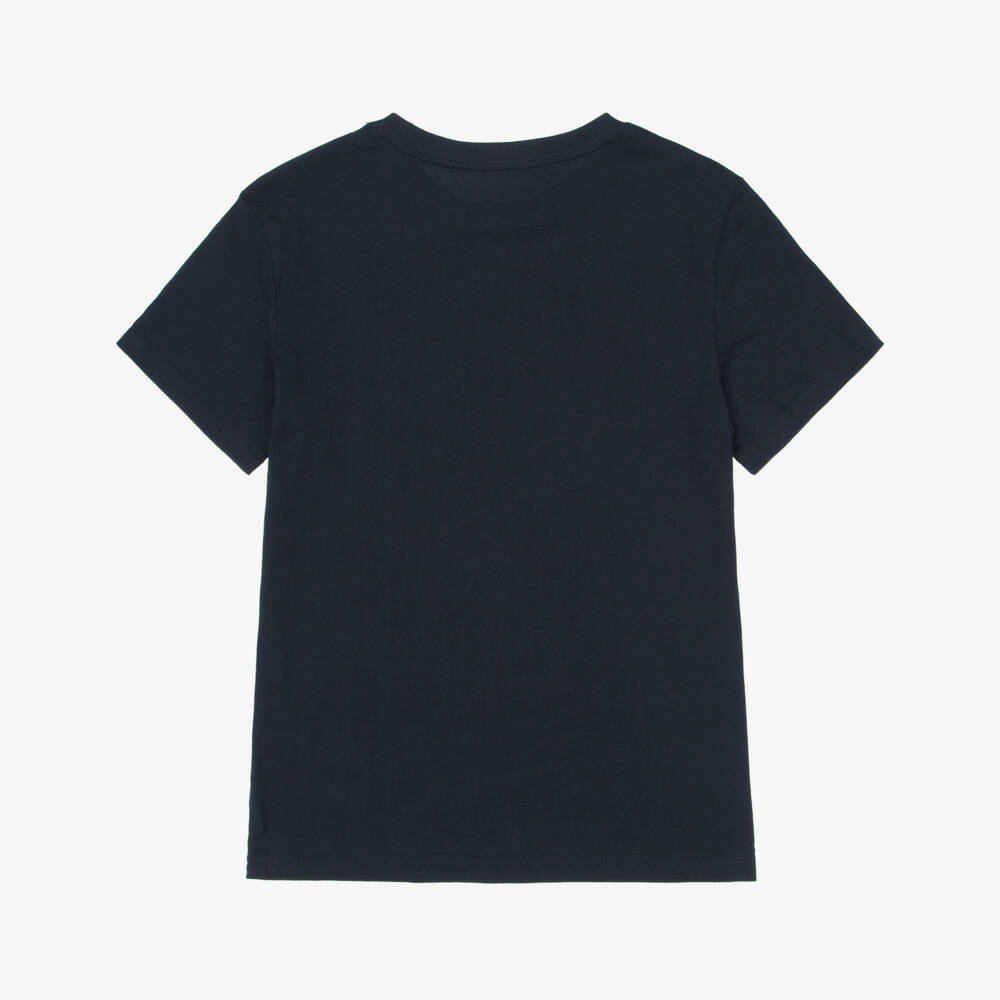 Tommy Hilfiger-Boys Blue & White Cotton T-Shirts (2 Pack) | Childrensalon