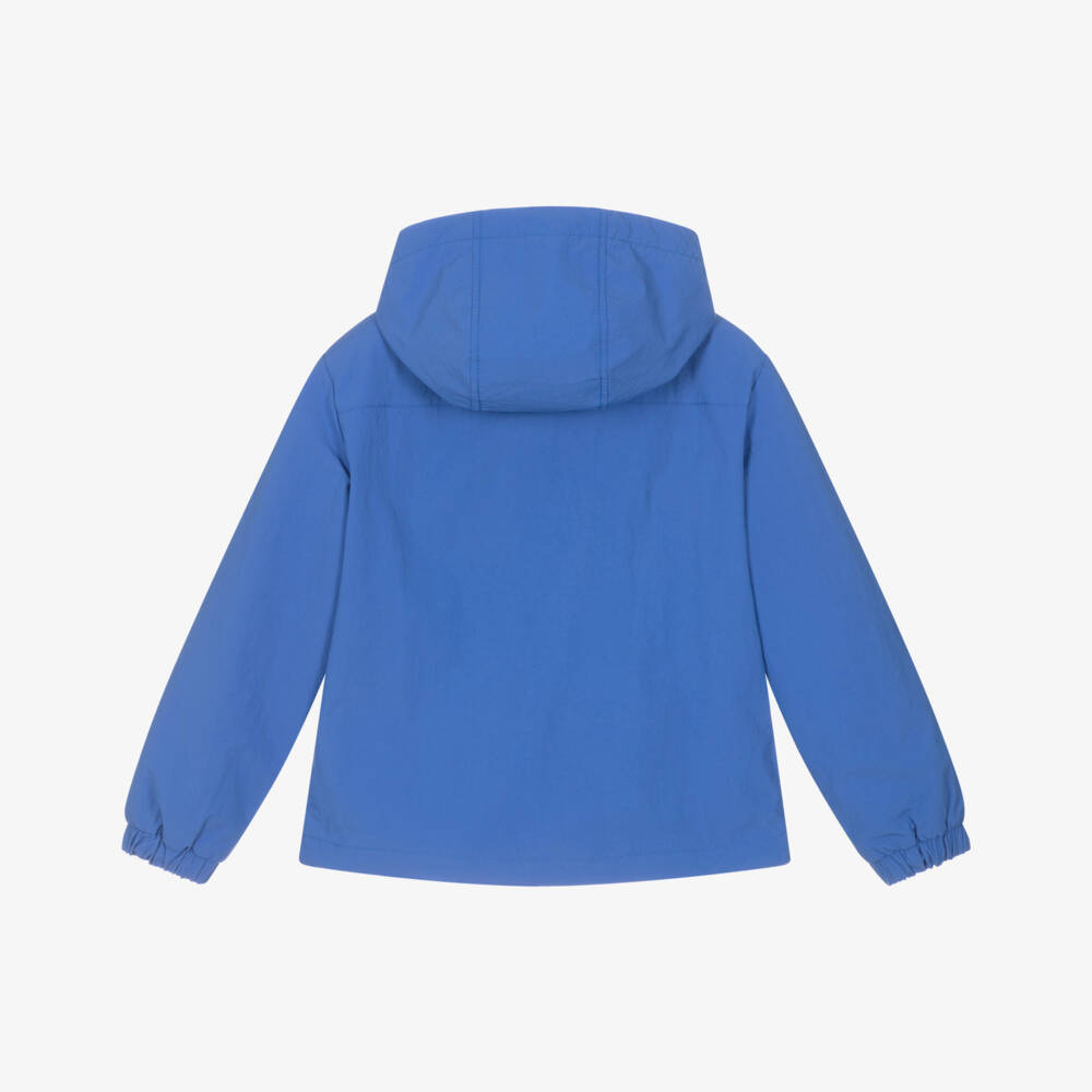 Tommy Hilfiger-Boys Bright Blue Jacket with Flag Logo | Childrensalon