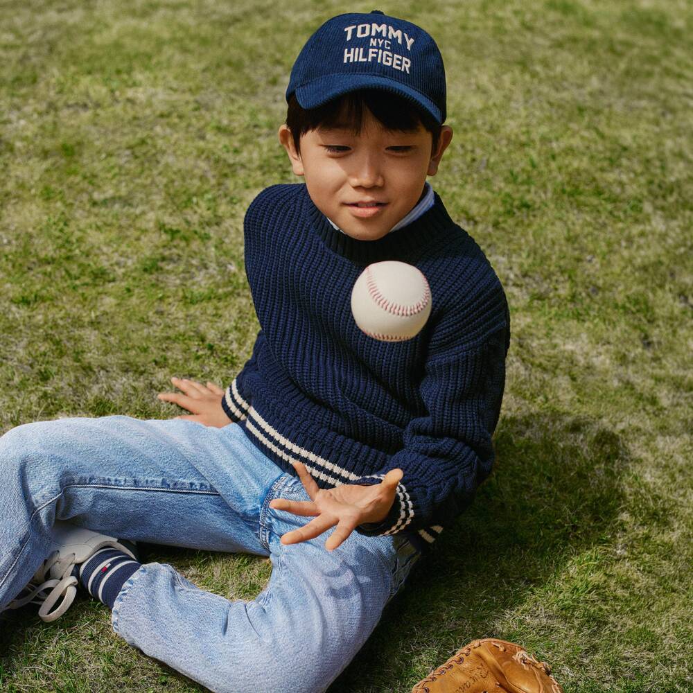 Tommy Hilfiger-بنطلون جينز لون أزرق فاتح للأولاد | Childrensalon