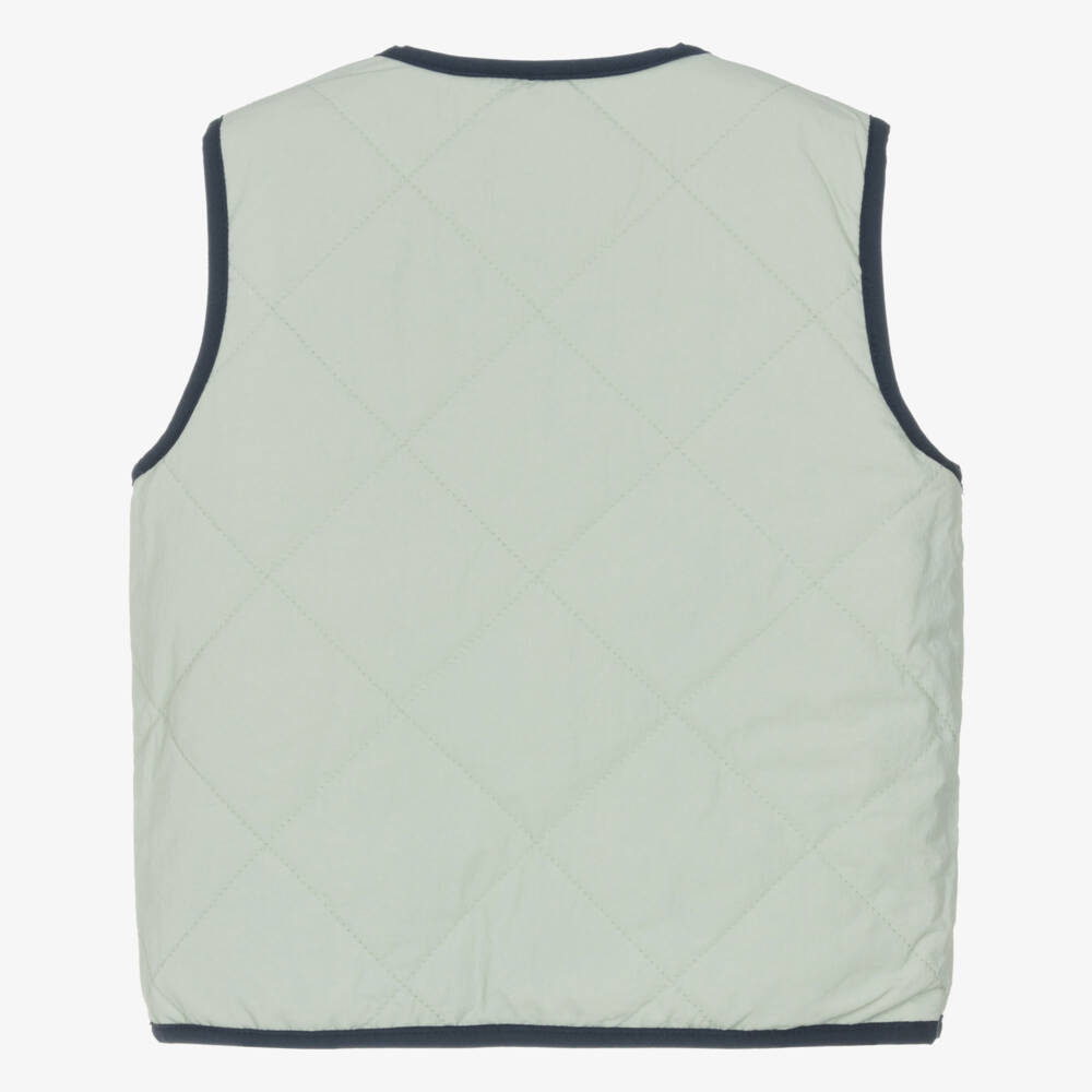 Tommy Hilfiger-جيليه بوجهين لون أخضر وكحلي للأولاد | Childrensalon