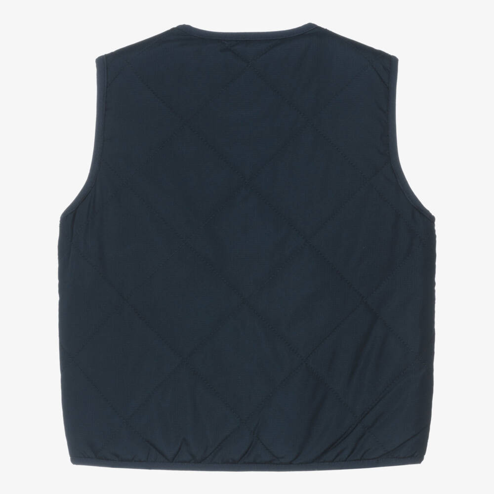 Tommy Hilfiger-جيليه بوجهين لون أخضر وكحلي للأولاد | Childrensalon