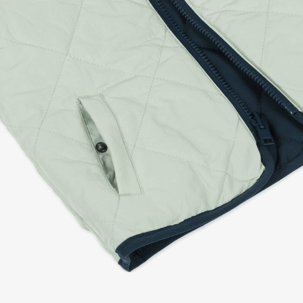 Tommy Hilfiger-جيليه بوجهين لون أخضر وكحلي للأولاد | Childrensalon